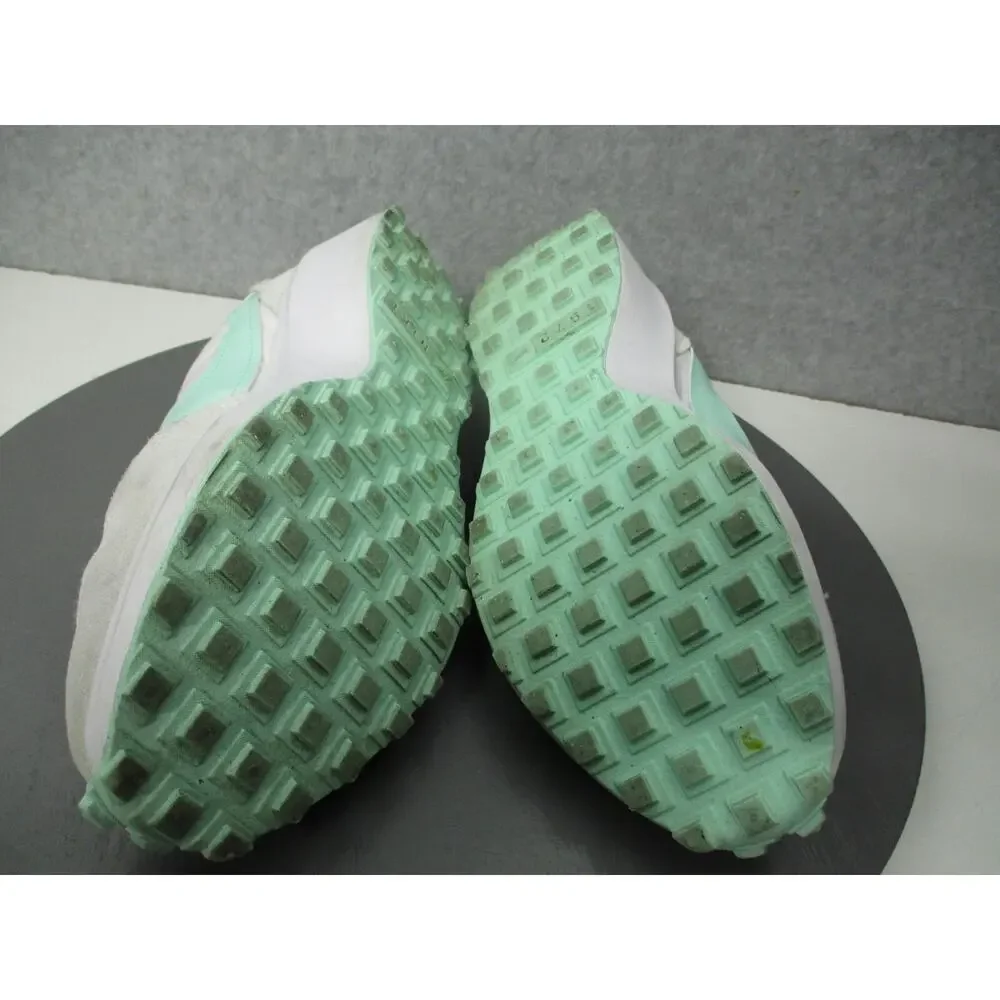 Nike Waffle Debut Womens Sz 6 White Green Mint Shoes Sneakers